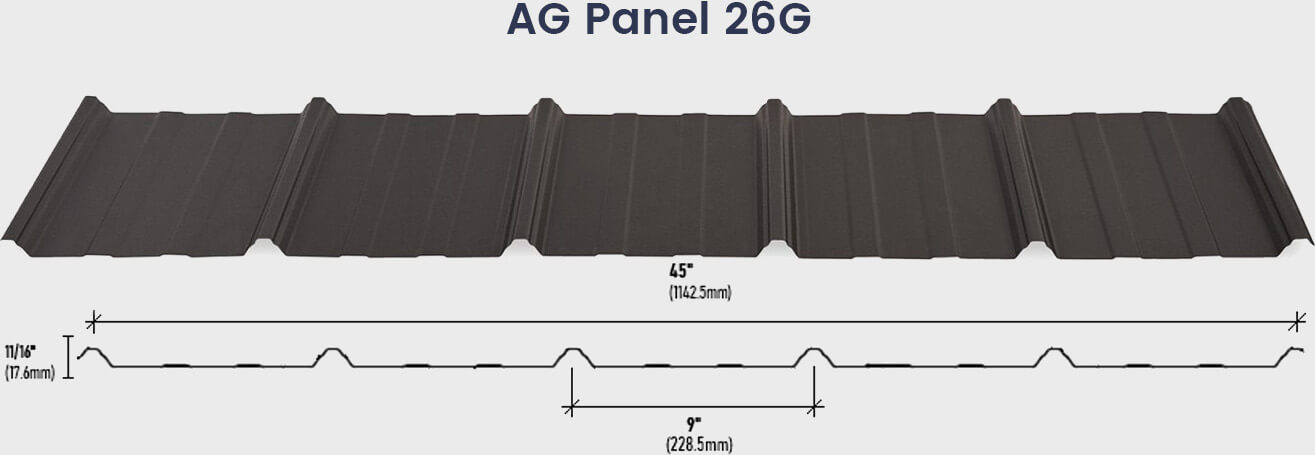 AG-26G metal roofing profile