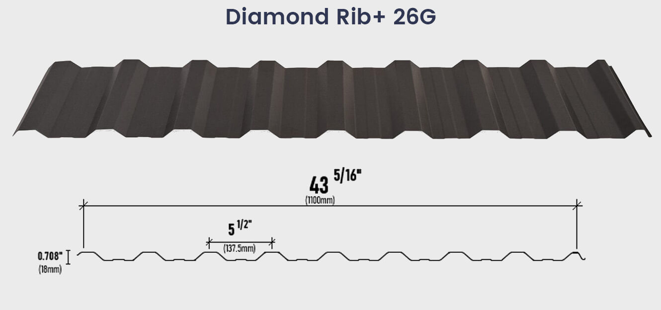 Diamond Rib Plus 26G