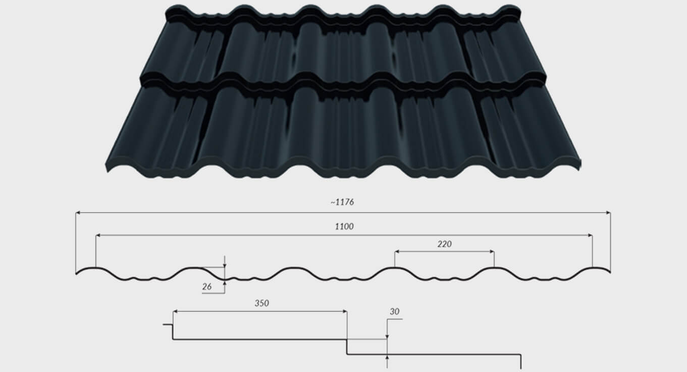 Enigma metal roofing profile