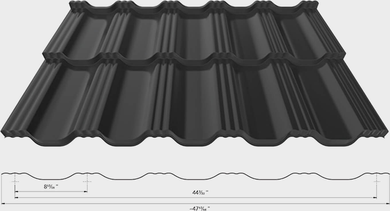 Mont Blanc metal roofing profile
